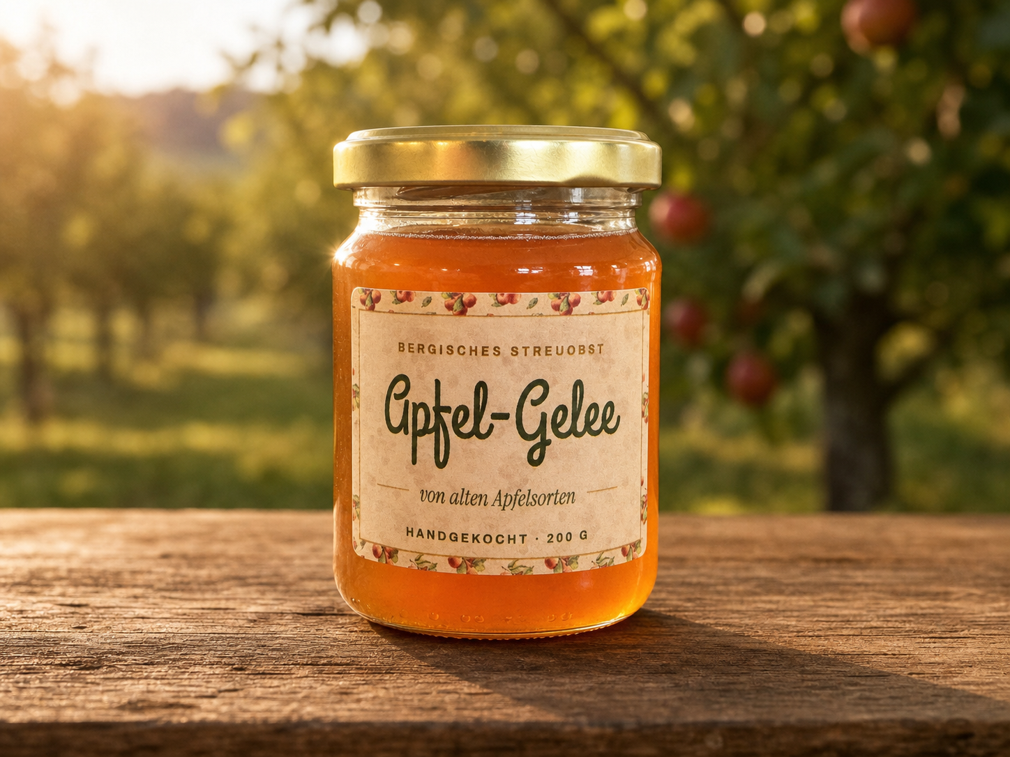 Apfel-Gelee von Streuobstwiesen des Bergischen Landes