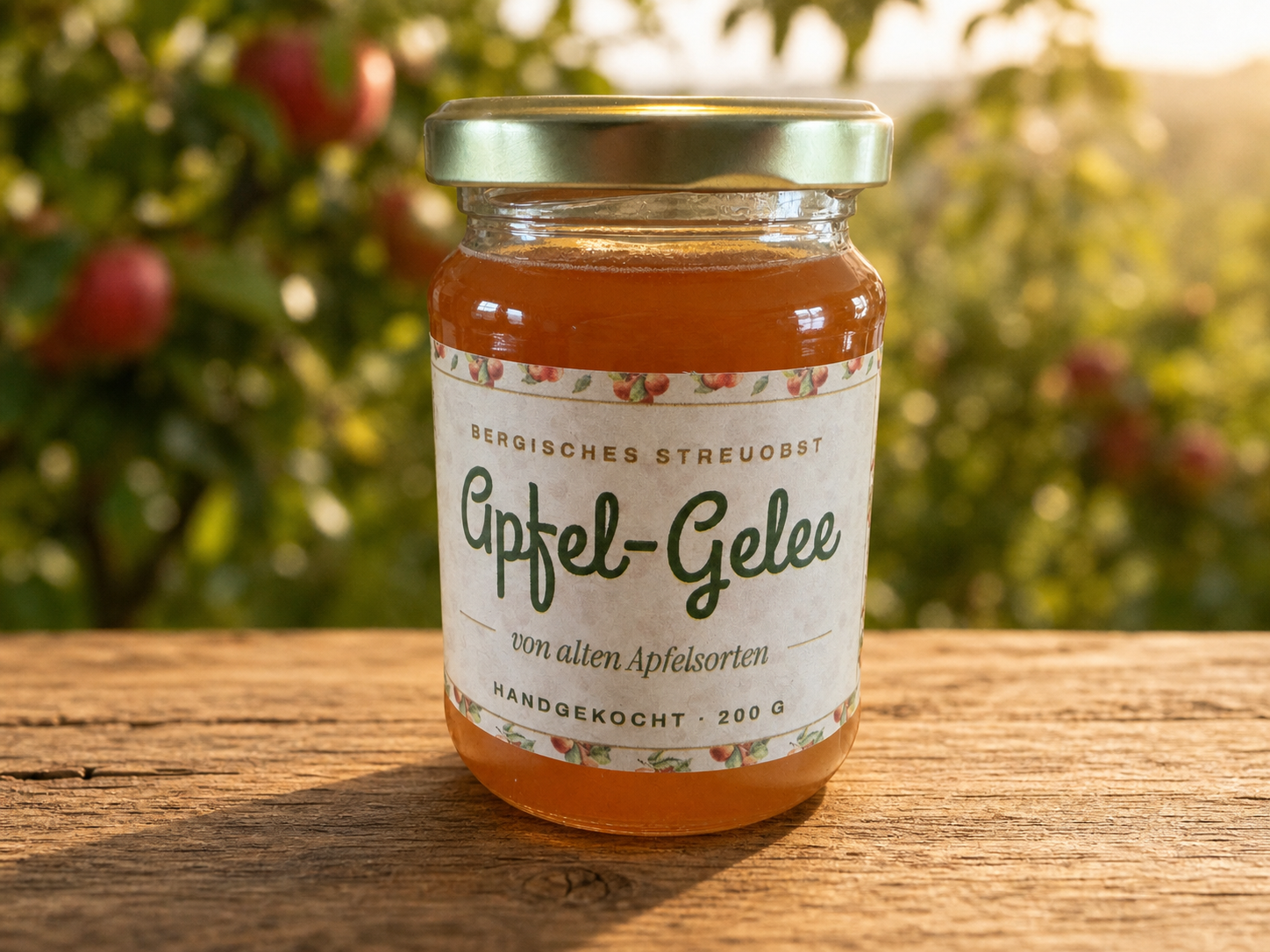 Apfel-Gelee von Streuobstwiesen des Bergischen Landes