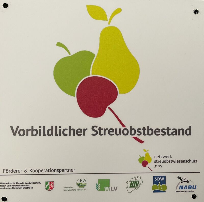 Auszeichnung: Vorbildlicher Streuobstbestand
