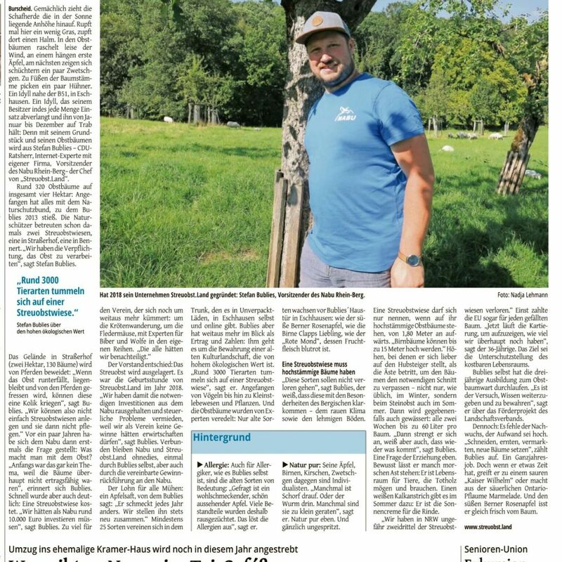 Der Apfelsaft schmeckt jedes Jahr anders